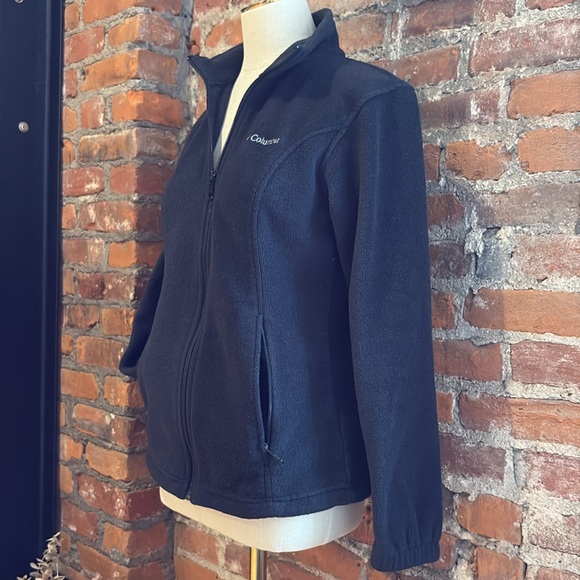Columbia Black Zip Fleece - Picture 3 of 10